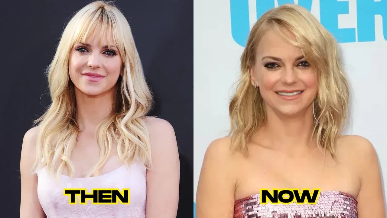 Anna Faris then and now