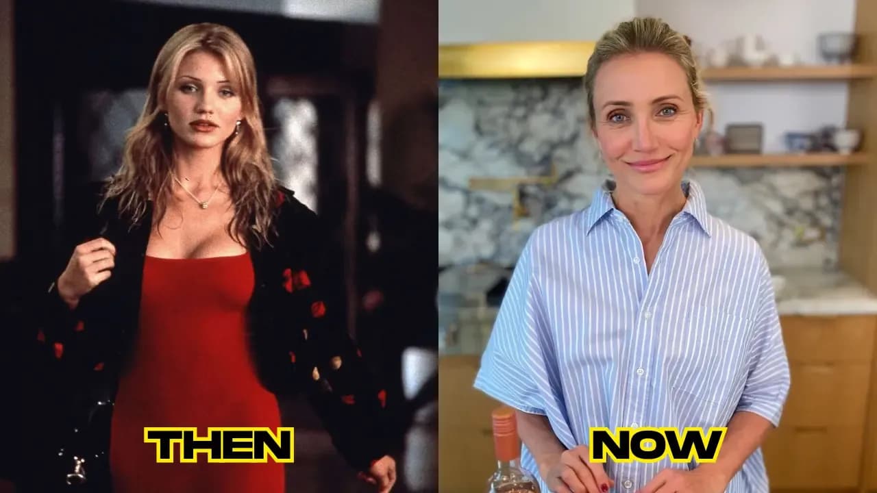 Cameron Diaz then and now