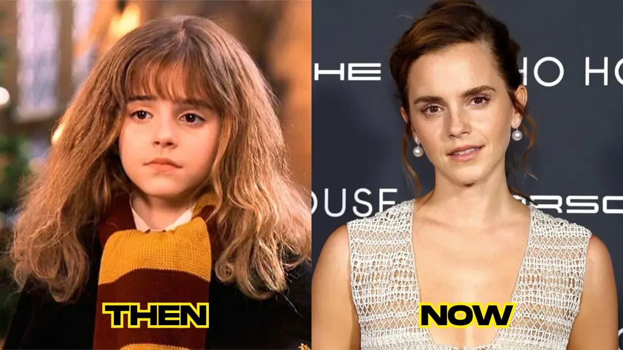 Emma Watson then and now