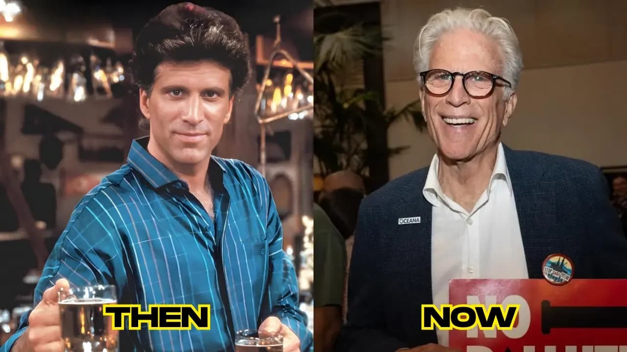 Ted Danson then and now