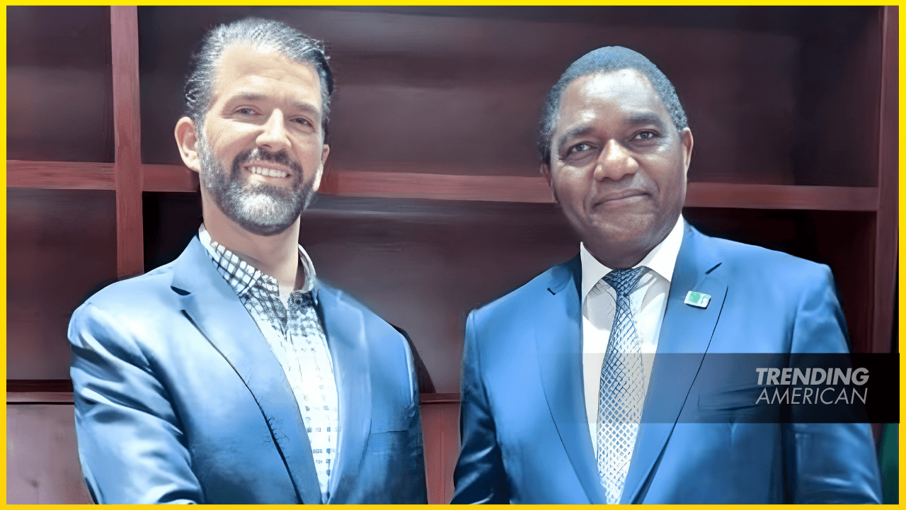 President Hichilema Hosts Trump Jr. Amid Zambian Diplomatic Charm