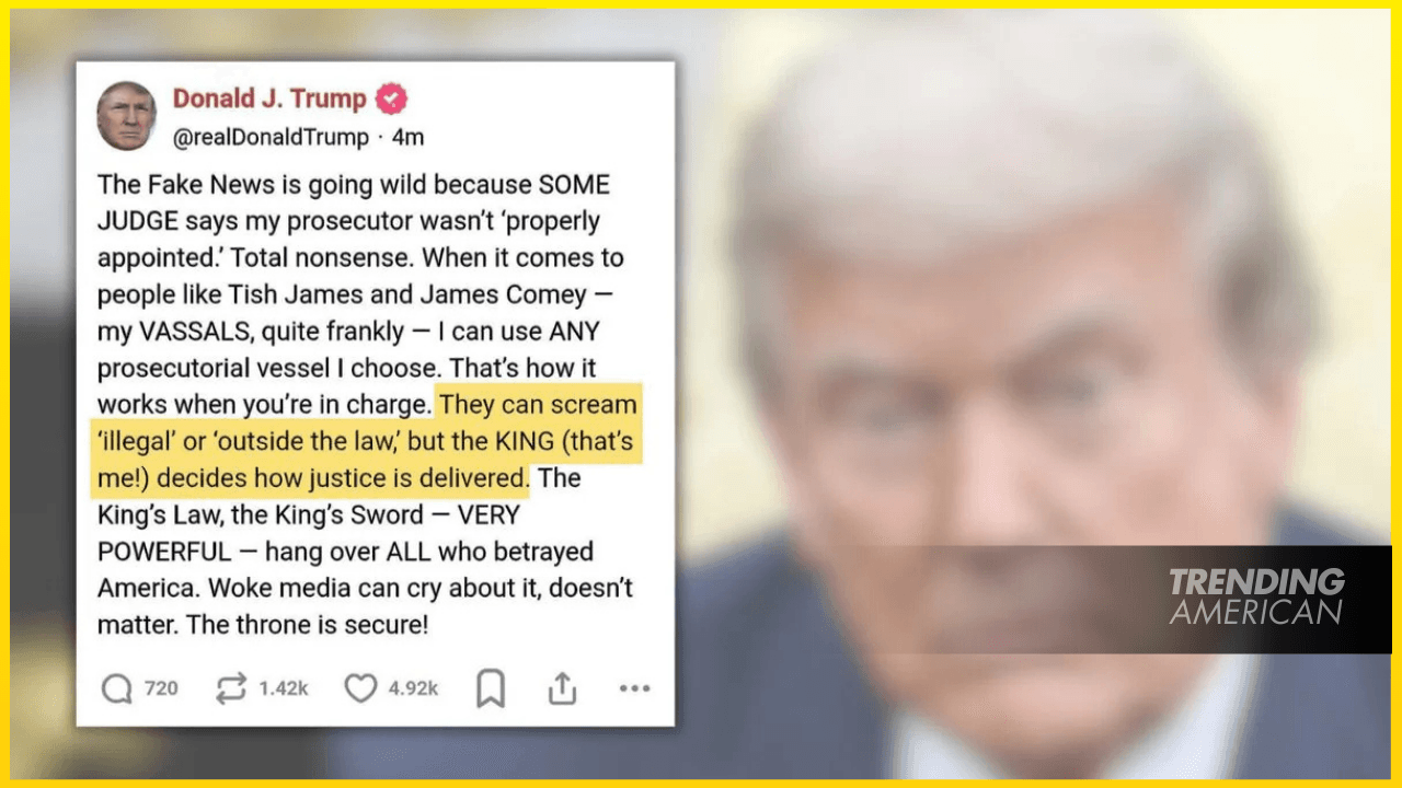 Beware: Suspicious Trump Post Calling Himself ‘the KING’ Debunked as Fake