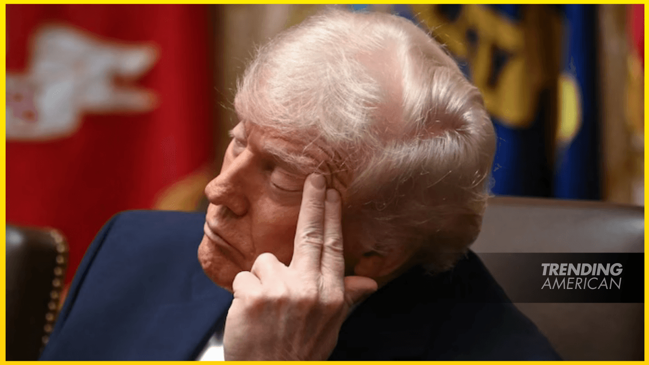 Watch: Trump appears to fight sleep during marathon Cabinet meeting
