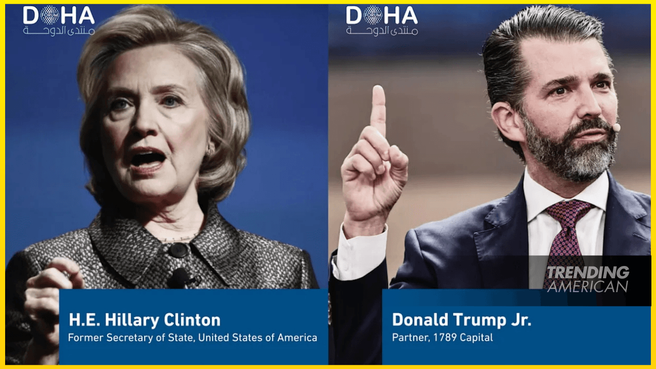 Wild Speakers Lineup at Doha Event Includes Hillary Clinton, Don Jr., Tucker Carlson, and Bill Gates