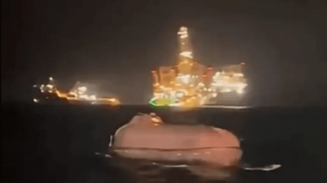 115 Workers Were Aboard an Oil Rig When It Sank Off Gabon. Five Are Still Unaccounted For.