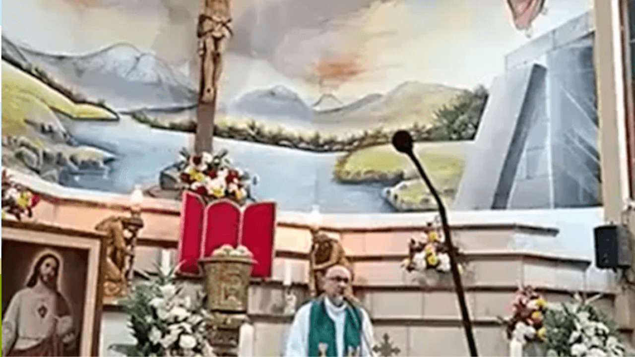 A Priest Was Leading Mass When a Crucifix Fell. His Parish Rushed to Help