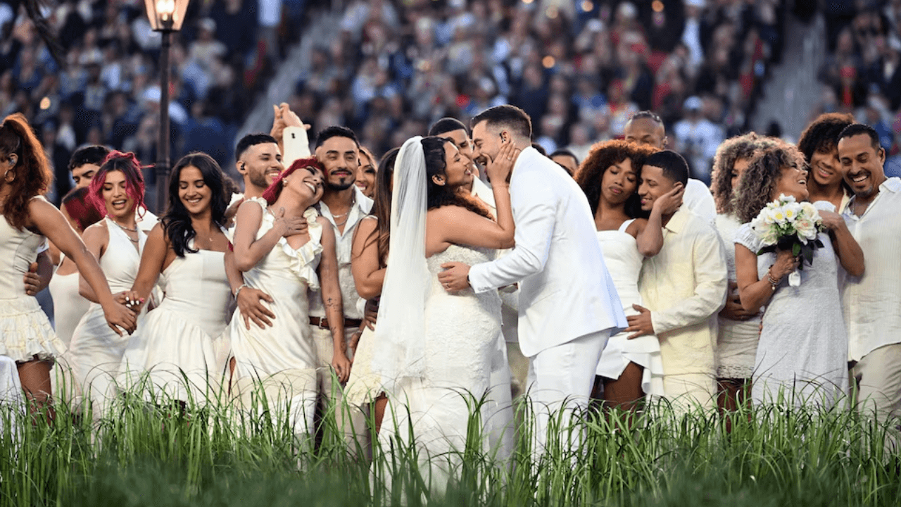 Couple Marries Live During Bad Bunny’s Super Bowl Halftime Show After Inviting Him to Their Wedding