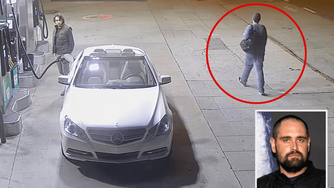 Eerie video shows Nick Reiner near Brentwood home hours before parents’ murders