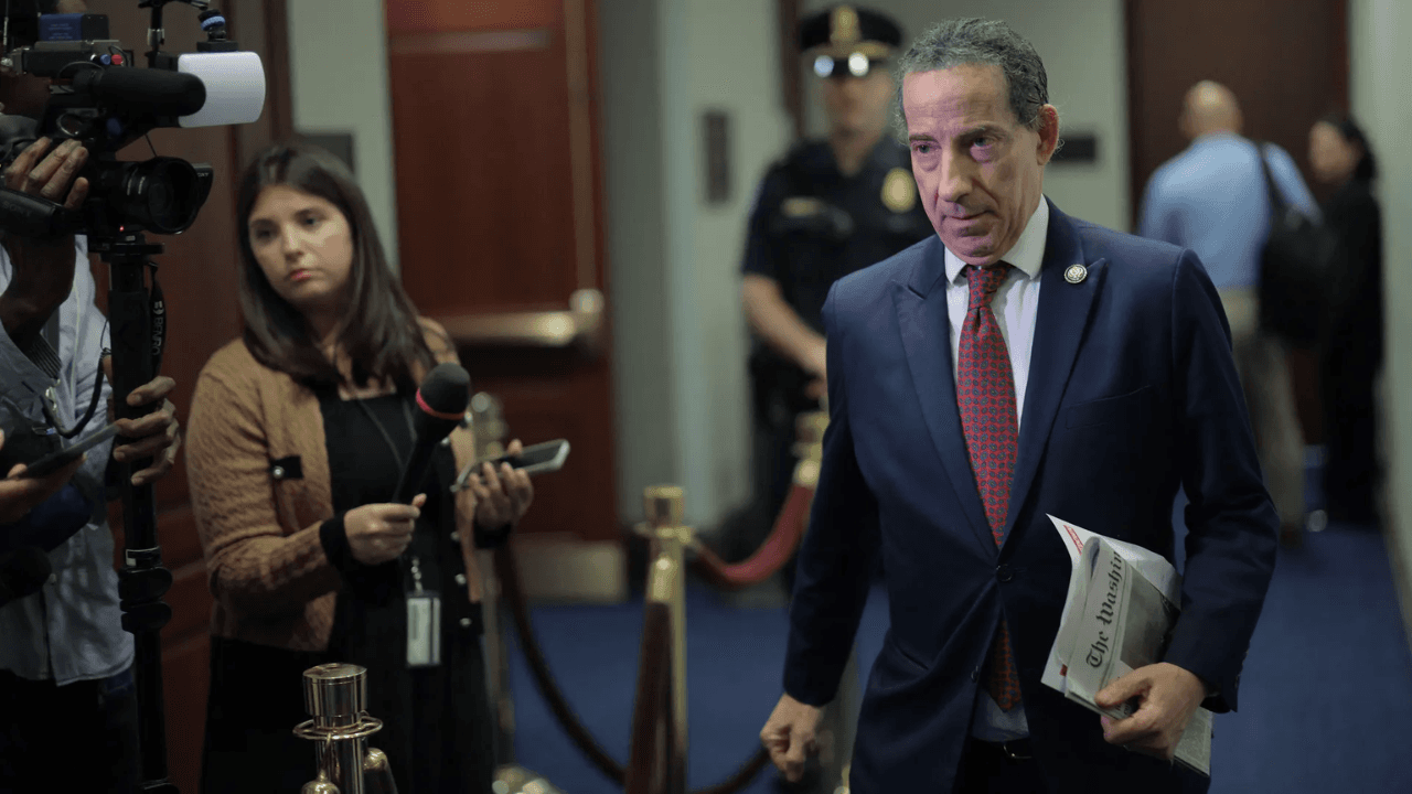 Jamie Raskin Says Trump’s Name Appears Frequently in Unredacted Epstein Files
