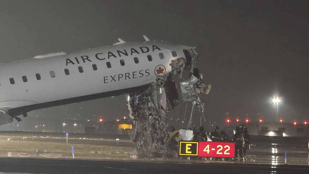 LaGuardia Airport Collision – Air Canada Plane Hits Fire Truck, Injures Firefighters and Halts Flights