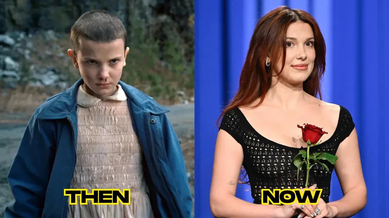 Millie Bobby Brown then and now