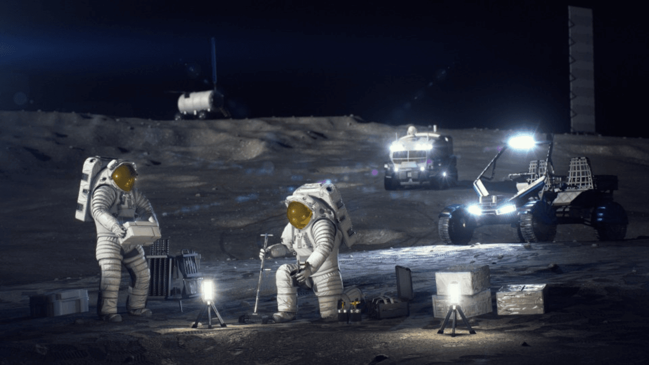 NASA Reveals First Phase of Permanent Moon Base Plan With Blue Origin Lander