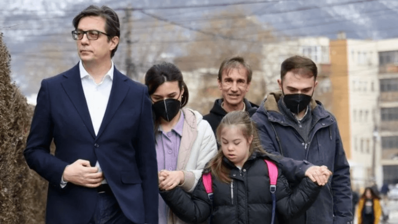 North Macedonia’s President Walked Bullied Girl With Down Syndrome to School in 2022