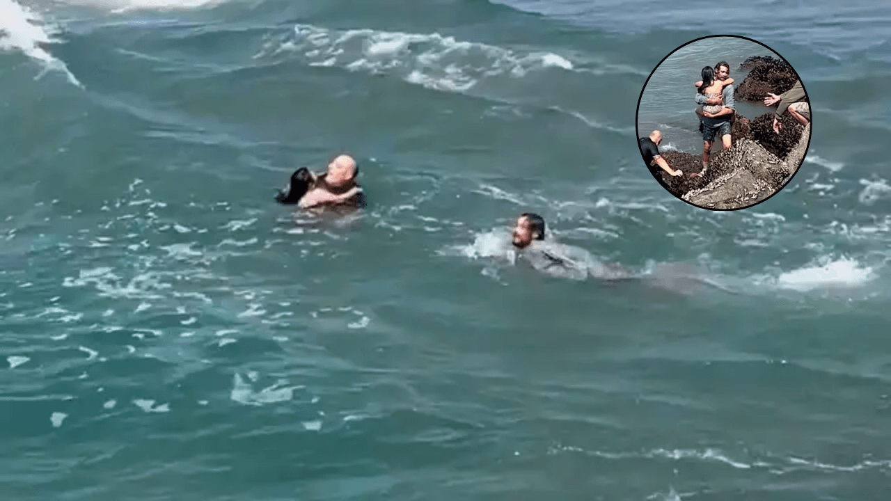 SoCal Surf Coach Rescue Caught on Video as Father and Daughter Pulled by Rip Current