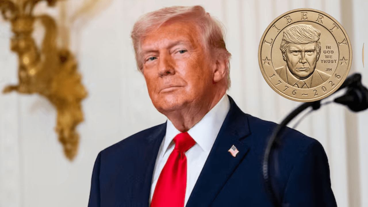 Treasury Unveils 1 Dollar Coin With Trump’s Image for America’s 250th Anniversary