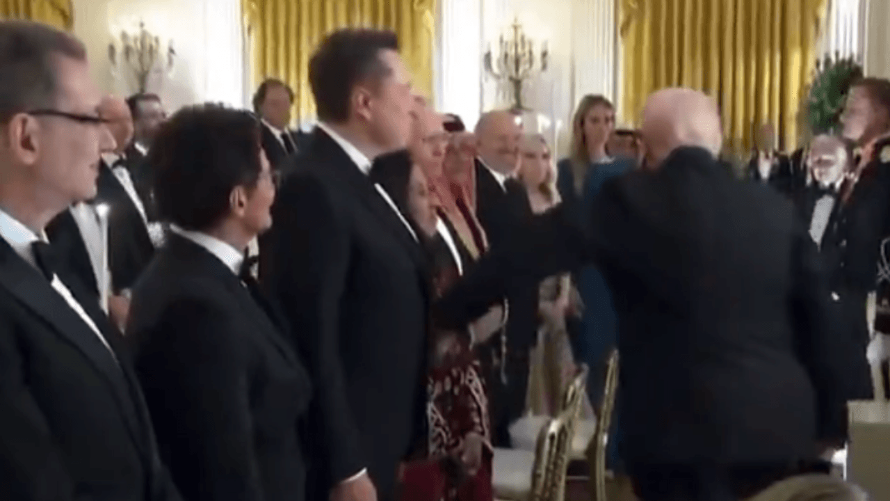 Trump Pats Elon Musk During White House Dinner as Political Tensions Resurface
