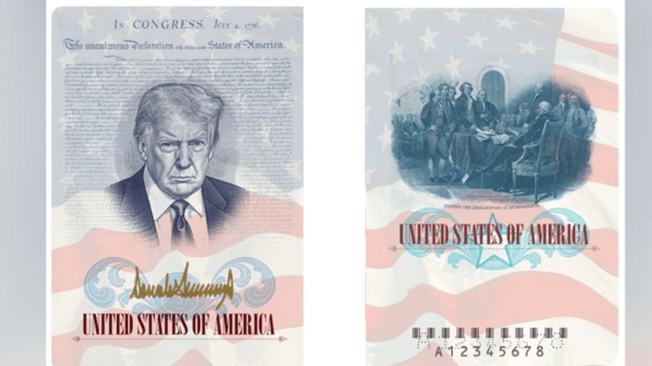 US to Issue Limited Commemorative Passports Featuring Trump for America’s 250th Anniversary