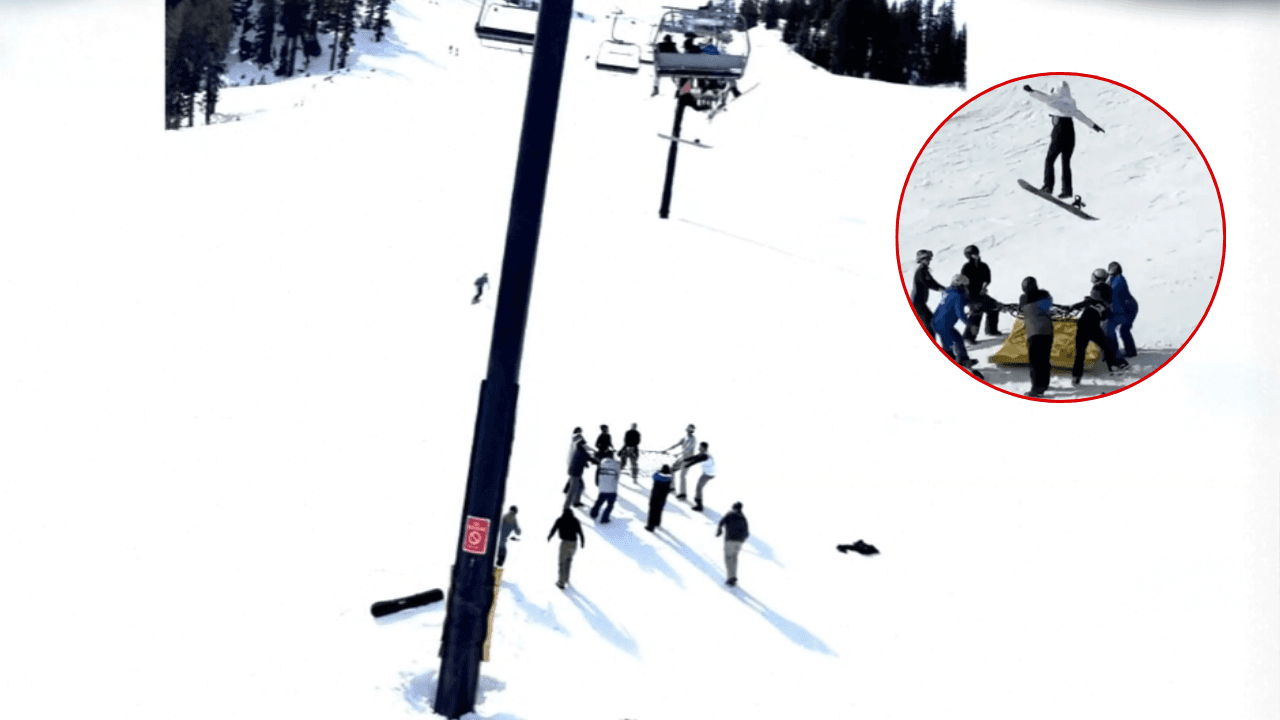 Video Shows 12-Year-Old Girl Dangling From Ski Lift Before Falling at California Resort
