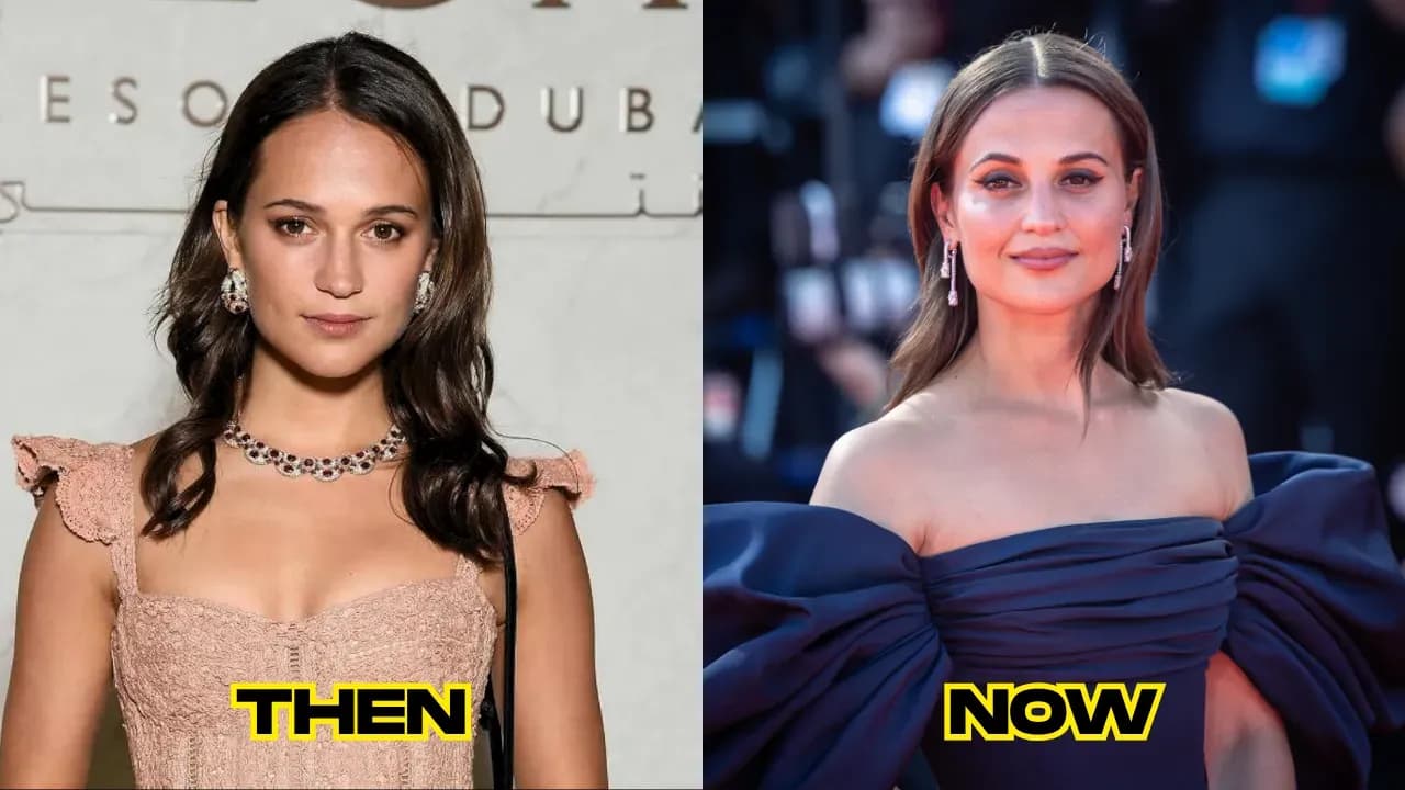 alicia vikander then and now