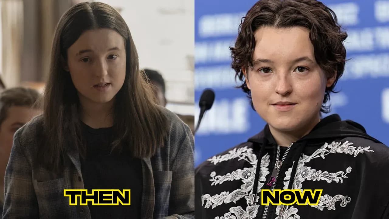 Bella Ramsey then and now