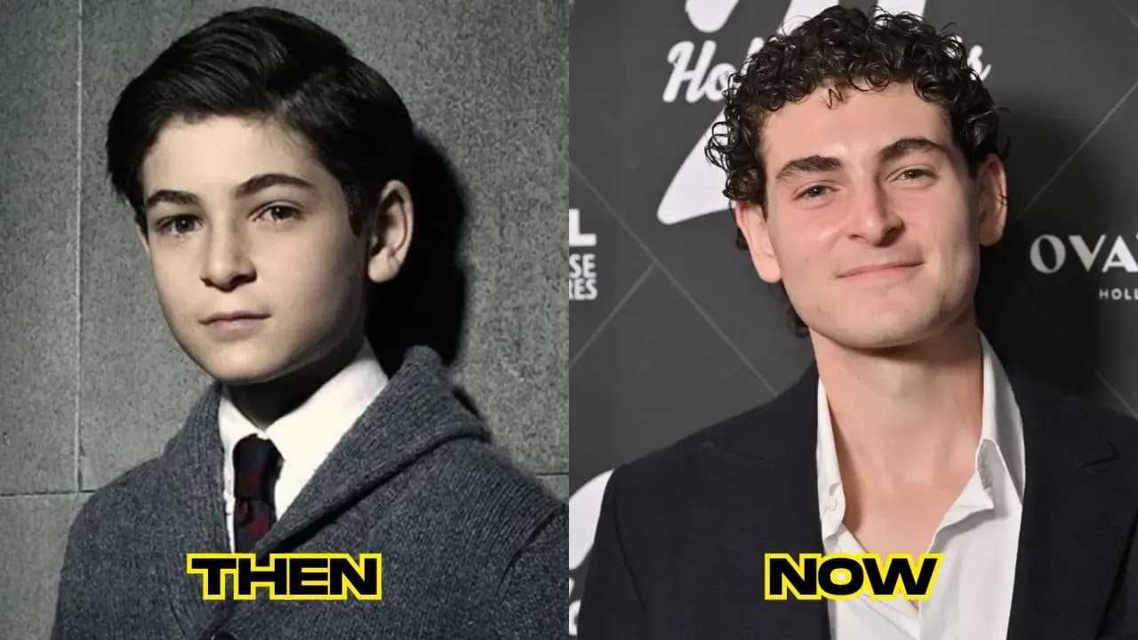 David Mazouz then and now