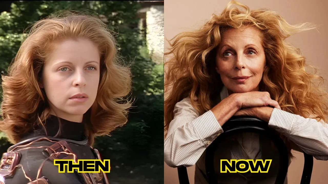 Heather Mitchell then and now