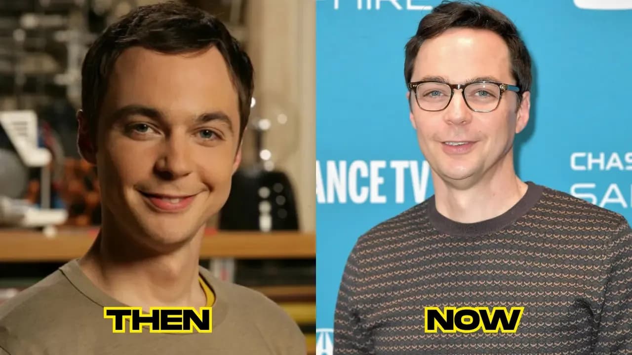 Jim Parsons then and now