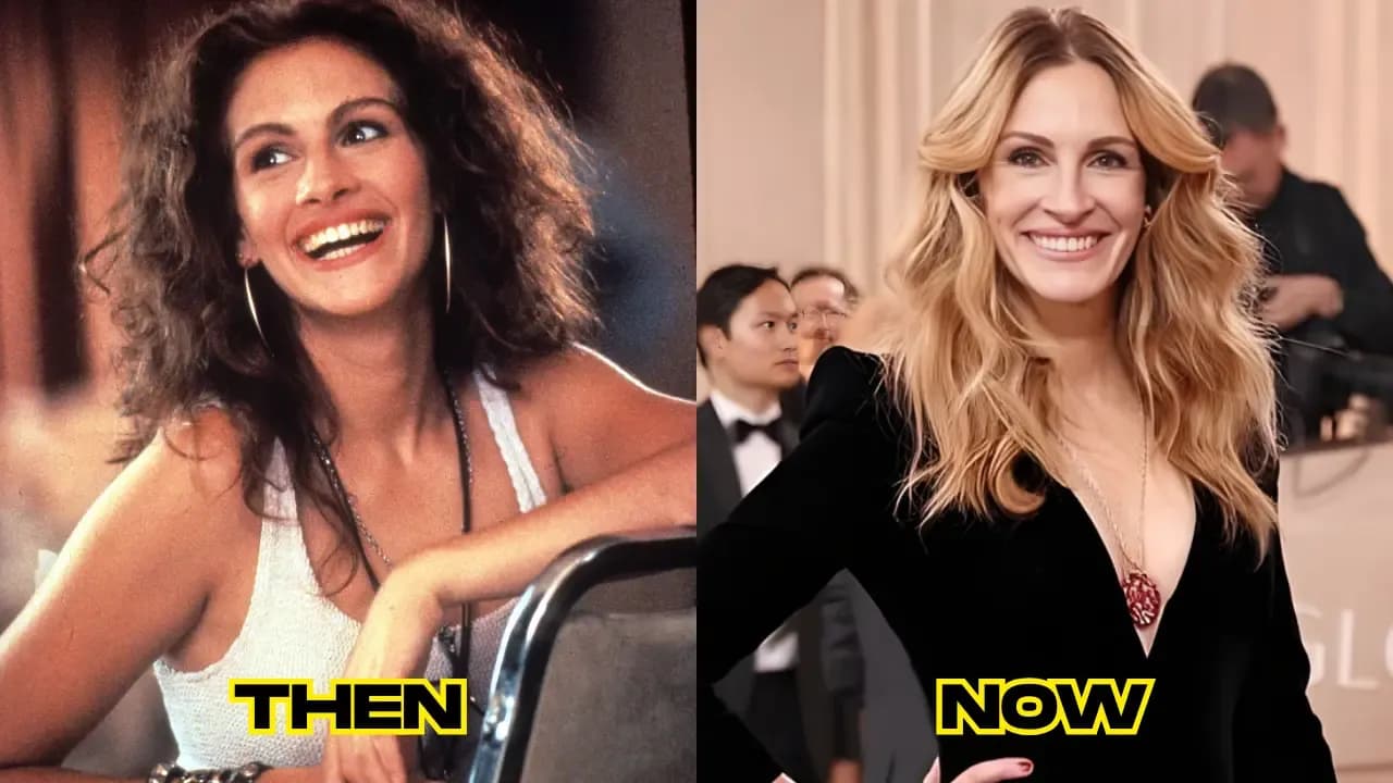 Julia Roberts then and now