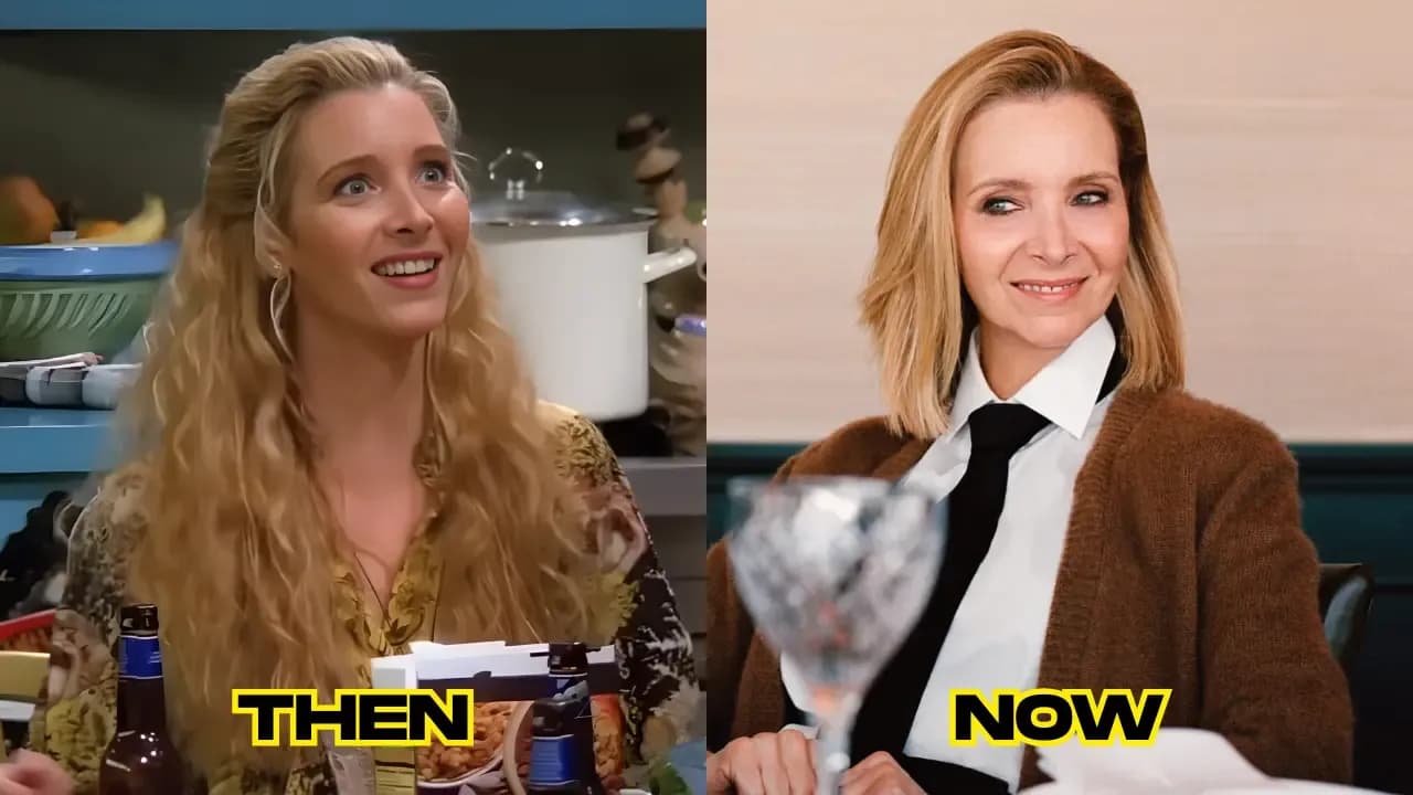 Lisa Kudrow then and now