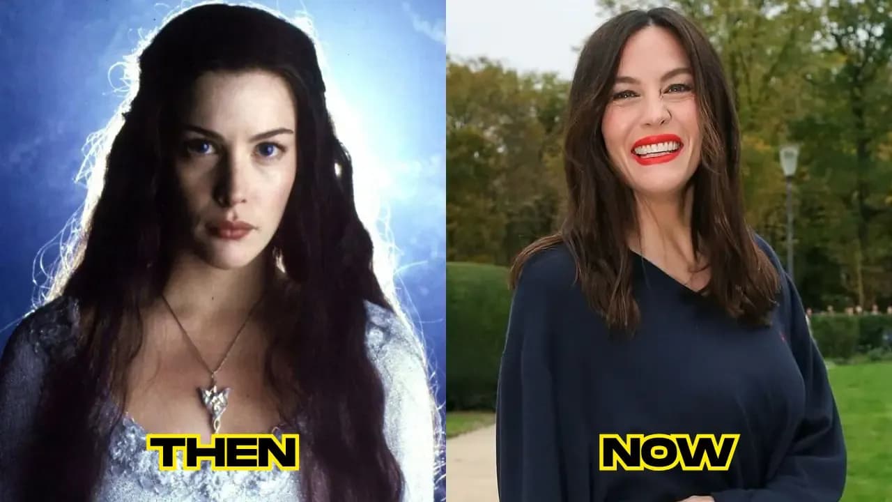 Liv Tyler then and now