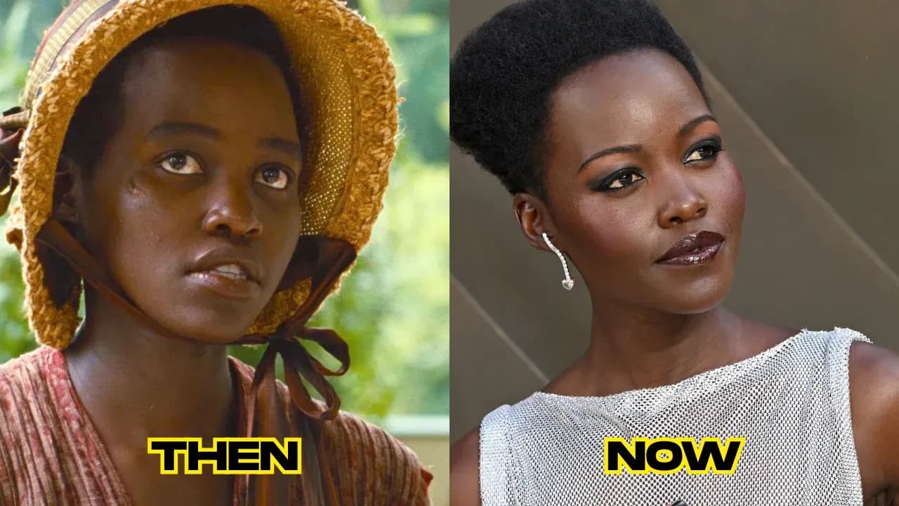 Lupita Nyong'o then and now