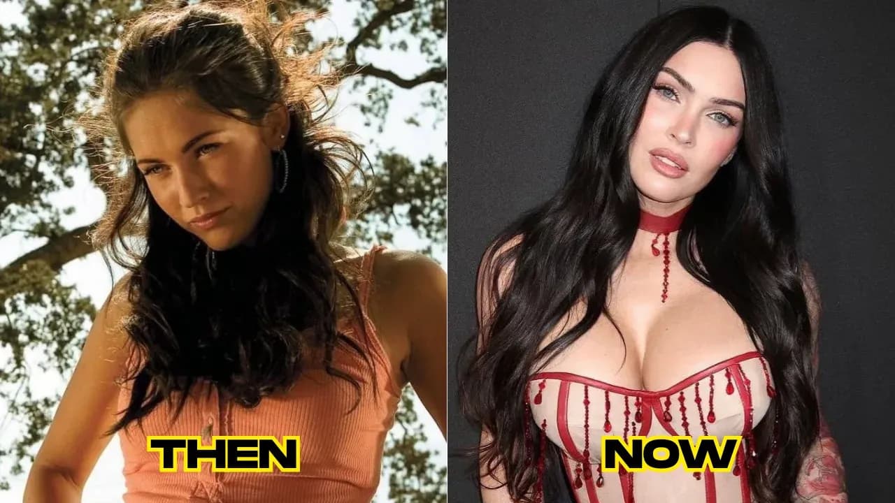 Megan forx then and now