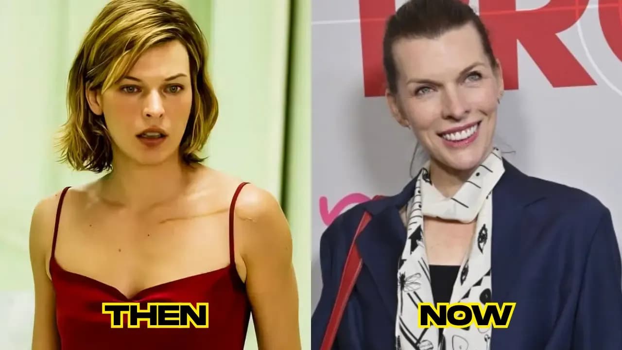 Milla Jovovich thena and now