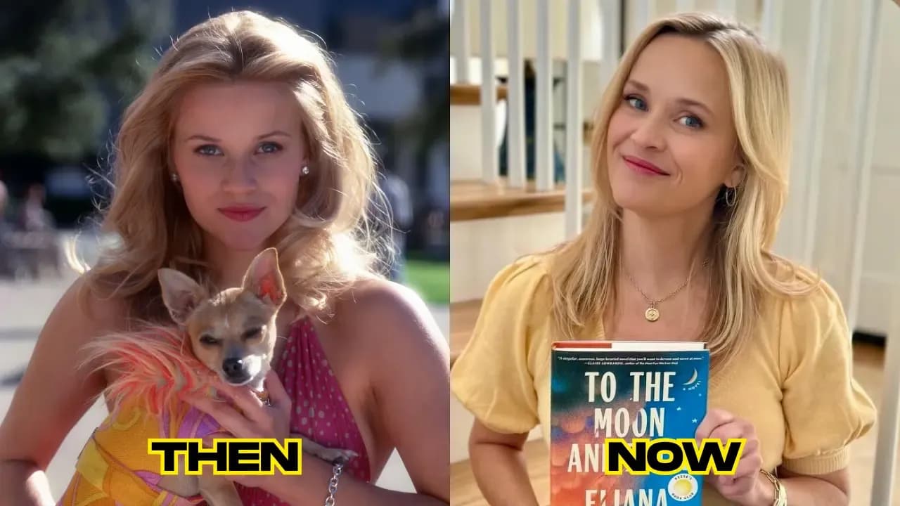 Reese Witherspoon then and now