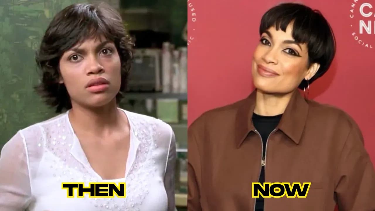 Rosario Dawson then and now