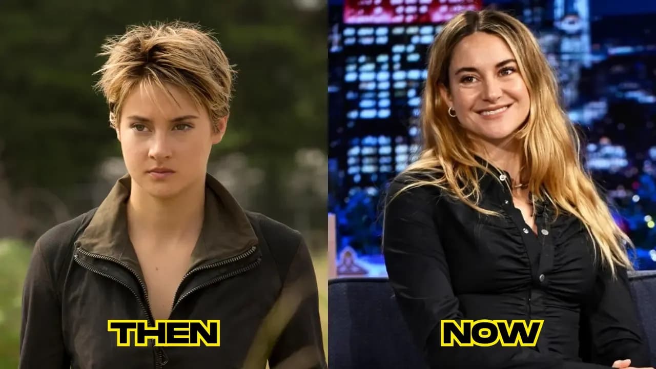Shailene Woodley then and now