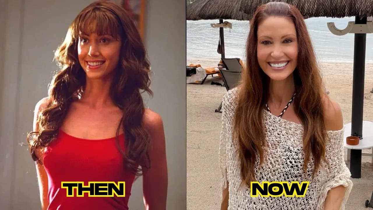 Shannon Elizabeth then and now