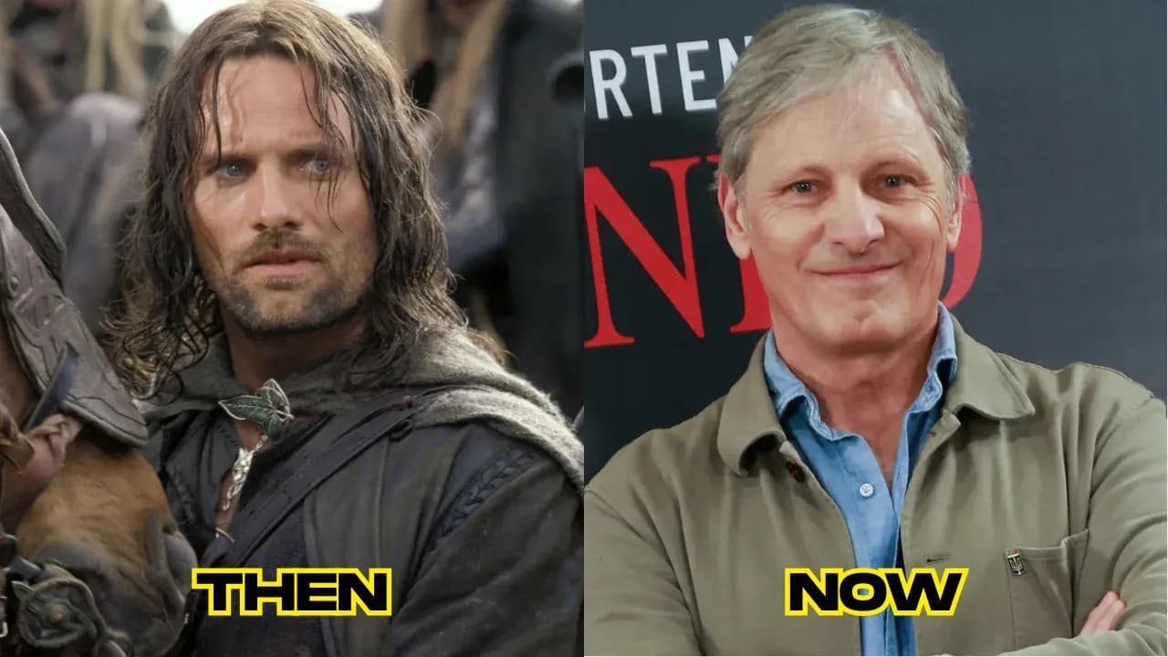 Viggo Mortensen then and now