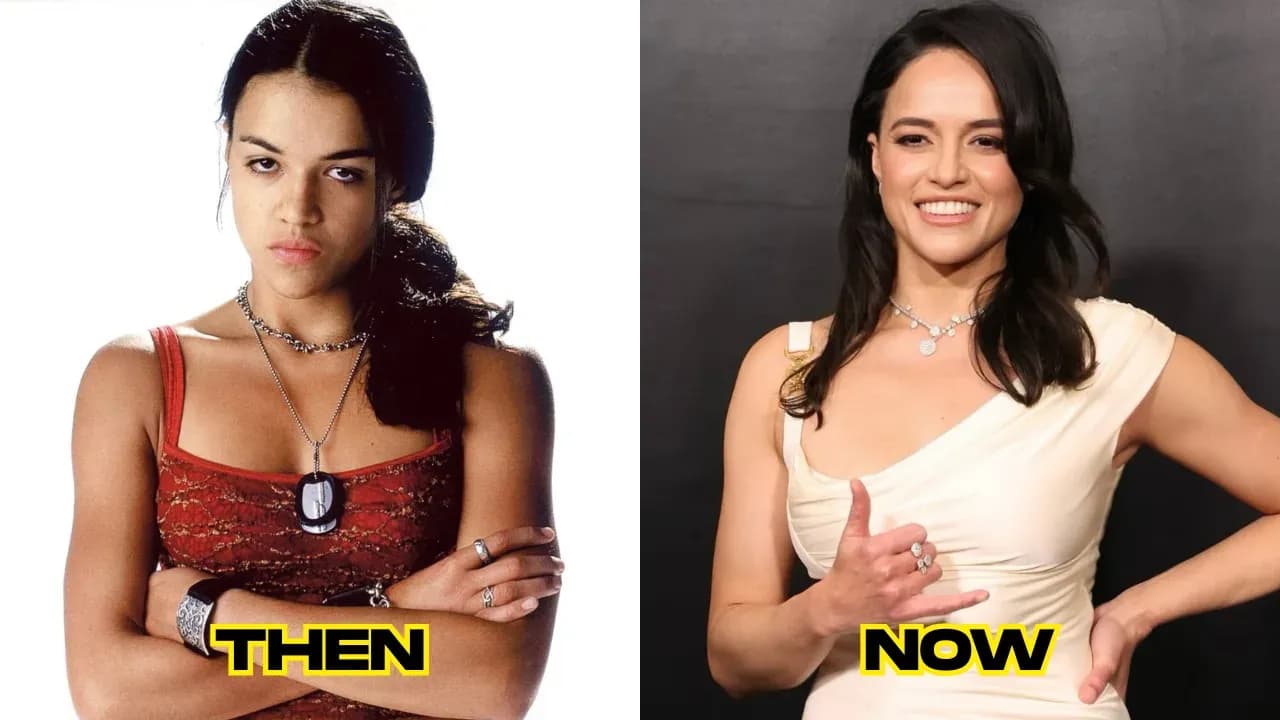 Michelle Rodriguez then and now