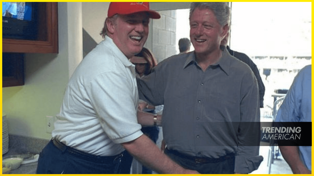 Trump, Clinton Photo Misused in False “Groping” Claim