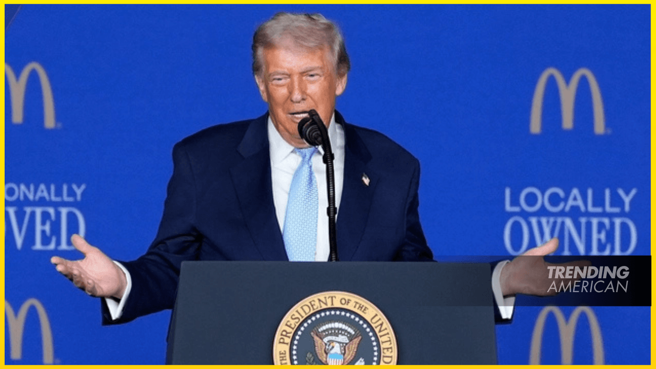 Trump’s Unrelated Gulf Name Change Remark at McDonald’s Summit