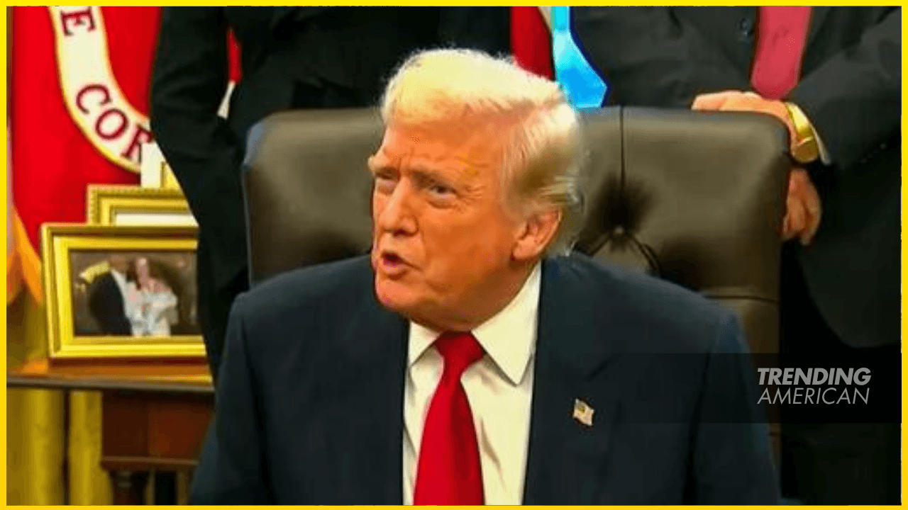 Trump Roasts His Own Appointee at White House Ceremony