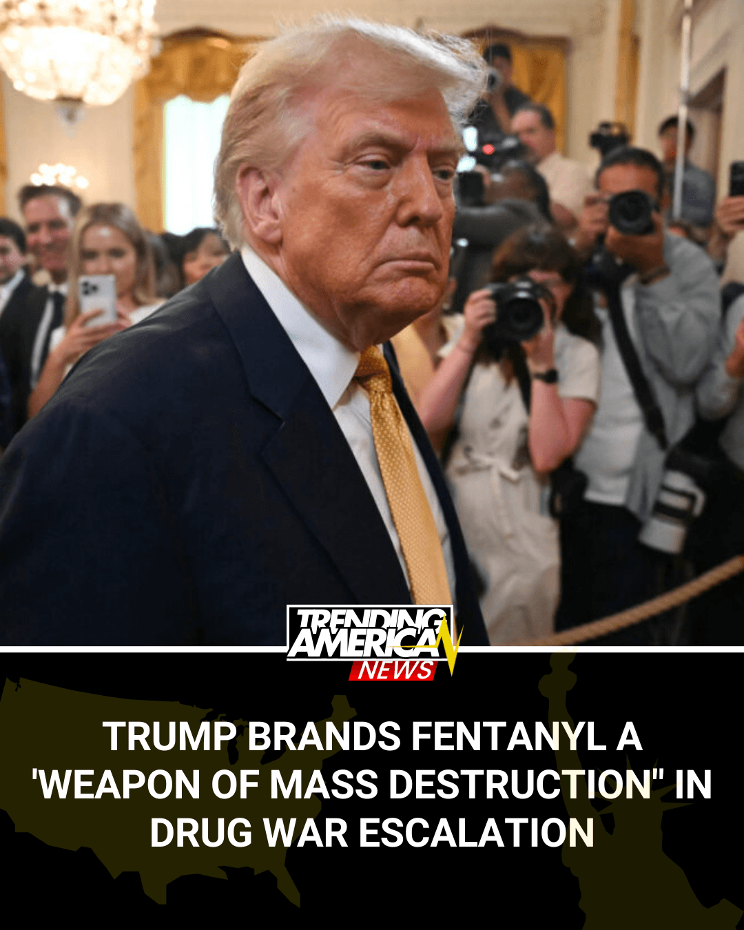Trump brands fentanyl a ‘weapon of mass destruction’ in drug war escalation