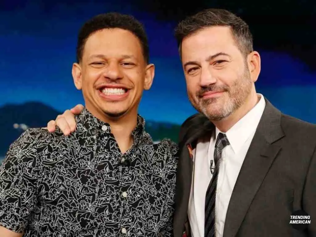 Eric Andre with Jimmy Kimmel