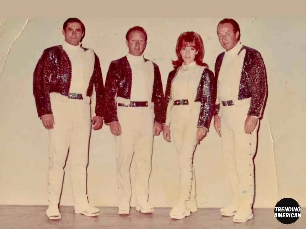 The original at Nerveless Nocks from left to right_ Joe Bauer, Eugene Nock Sr, Elizabeth Nock Bauer and eldest sibling Charles Nock.