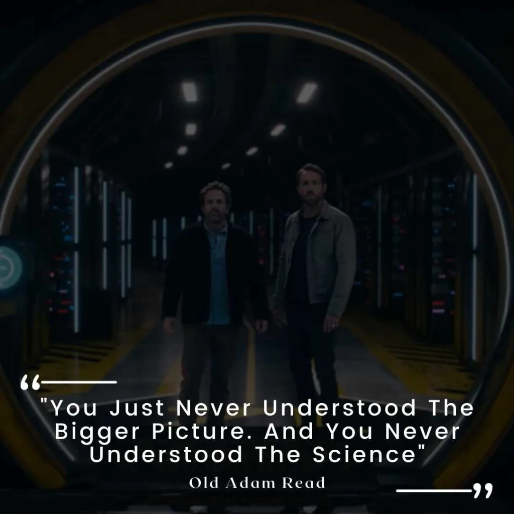 "You Just Never Understood the Bigger Picture. And You Never Understood the Science"