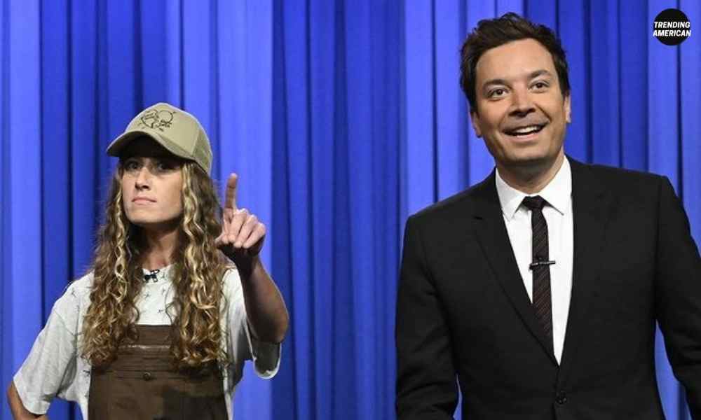 Knuckle Bump Farms Taylor Blake in The Tonight Show Starring Jimmy Fallon