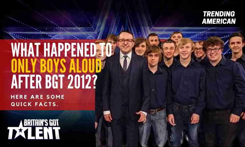 What Happened to Only Boys Aloud after BGT 2012