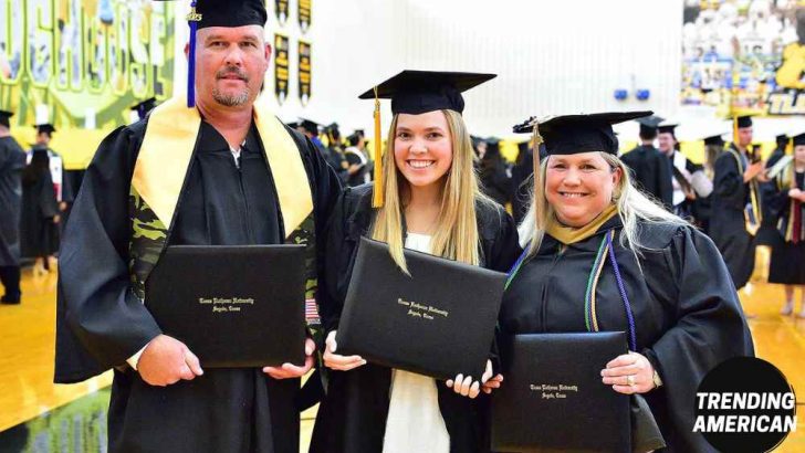 Texas University’s Memorable Graduation: Mom, Dad, and Daughter’s Unforgettable Achievement