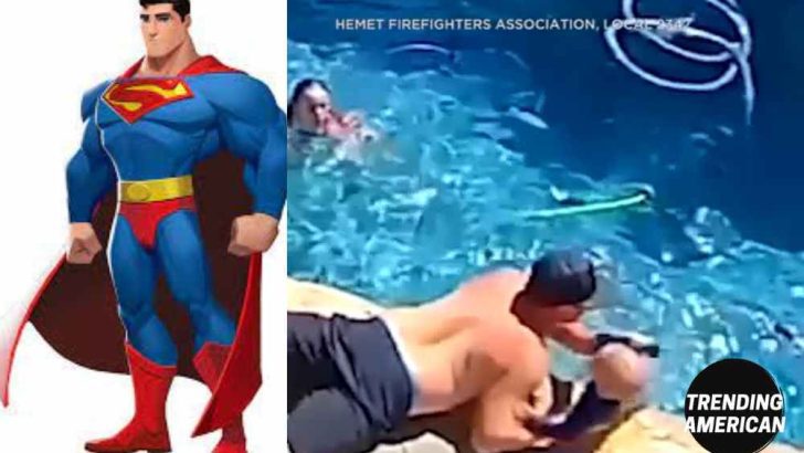 The heroic act of a California first responder who saves a 1-year-old son from drowning in a pool